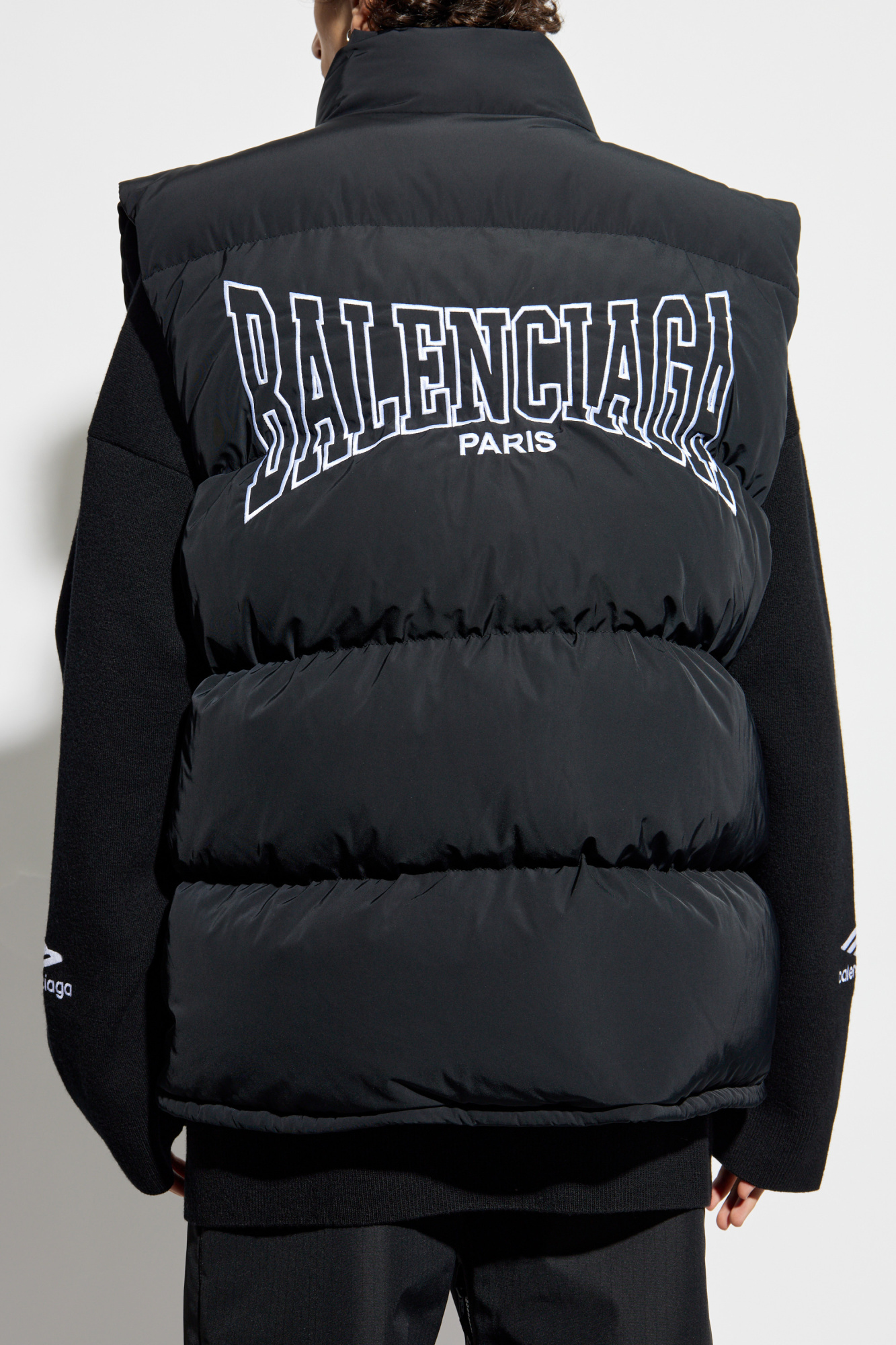 BALENCIAGA スーツ ベスト付き 黒 Balenciaga Padded vest from the Skiwear collection | Men's